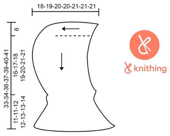 Fairy Flurry Balaclava Knitting Pattern schema